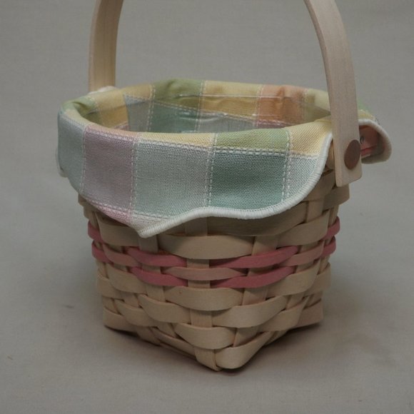 Longaberger 2001 Horizon of Hope /A.C.S. Basket Combo Complete with Lid - Picture 9 of 16